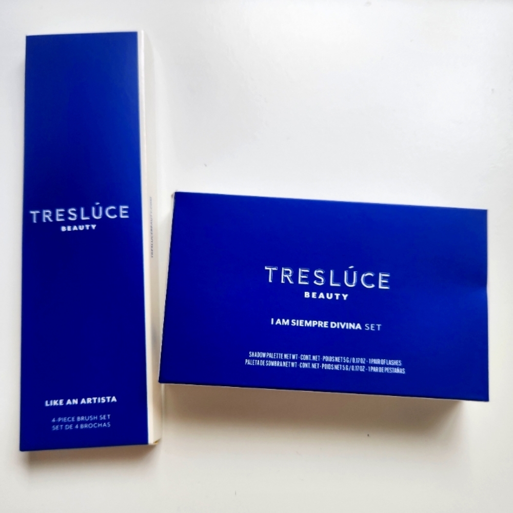 Tresluce Beauty I am Siempre Divina Eyeshadow & Lash Set with Artista Brush Set